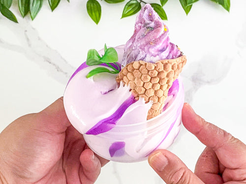 LAVENDER DIPPED SOFT CREAM