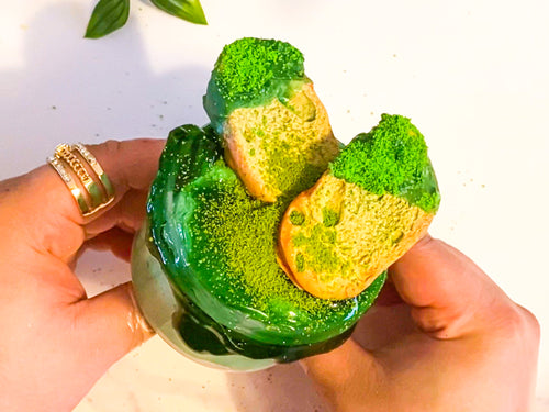 MATCHA DIPPED RUSK