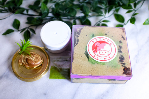 Matcha Red Bean Brick Toast ★