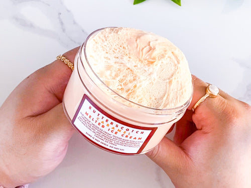 BUTTERSCOTCH CARAMEL MELTED ICE CREAM